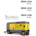 Atlas Copco High Pressure Portable Screw Air Compressor for Mining